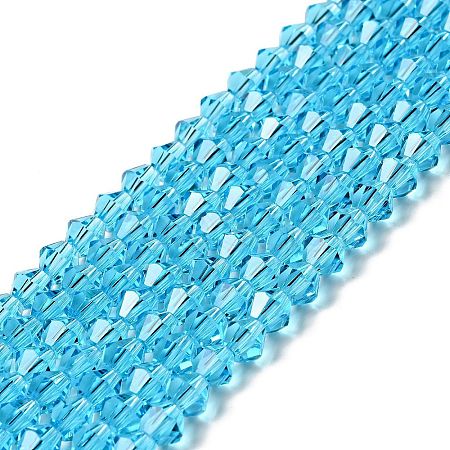 Imitation Austrian Crystal 5301 Bicone Beads X-GLAA-S026-6mm-06-1