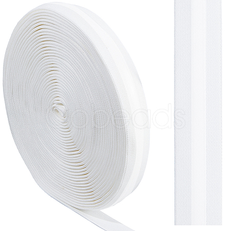 Imitation Nylon Flat Elastic Non-slip Band OCOR-WH0089-02A-02-1