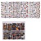 Nail Art Transfer Stickers, Nail Decals, DIY Nail Tips Decoration for Women, Mixed Color, 40mm, about 1m/roll, 10rolls/box