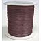 Flat Elastic Crystal String, Elastic Beading Thread, for Stretch Bracelet Making, Dyed, Saddle Brown, 0.8mm, about 65.61 yards(60m)/roll