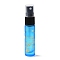 Glass Spray Bottles, Fine Mist Atomizer, with Plastic Dust Cap & Refillable Bottle, with Fortune Cat Pattern & Chinese Character, Light Blue, 2x9.6cm, Hole: 9.5mm, Capacity: 10ml(0.34fl. oz)