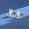 Stainless Steel Cufflinks, for Apparel Accessories, Tool, 15mm