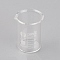 Glass Beaker Measuring Cups, with Graduated Measurements, for Lab, Clear, 2.85x3x3.8cm, Capacity: 10ml(0.34fl. oz)