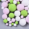 DIY Doll Craft Polyester High-elastic Pom Pom Ball, Round, Mixed Color, 7~29mm