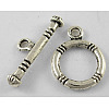 Tibetan Style Alloy Toggle Clasps LF0161Y-1
