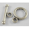 Tibetan Style Alloy Toggle Clasps LF1185Y-NF-1