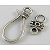 Tibetan Style Hook and Eye Clasps LF1278Y-1