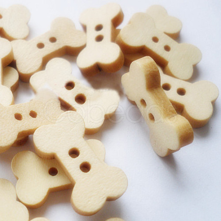 Cartoon Bone Buttons with 2-Hole NNA0Z3M-1