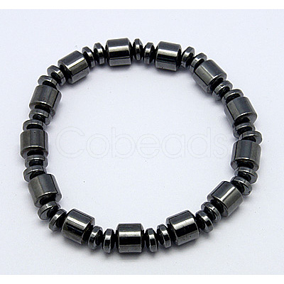 Magnetic Synthetic Hematite Bracelets BJEW-Q025-1-1