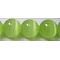 Cat Eye Beads, Round, Light Green, 12mm, Hole: 1.5mm, about 32pcs/strand, 14.5 inch