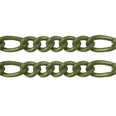 Iron Handmade Chains Figaro Chains Mother-Son Chains CHSM038Y-AB-1