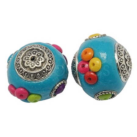 Handmade Indonesia Beads CLAY-G004-5-1