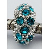 Alloy Rhinestone European Beads CPDL-H998-13-2