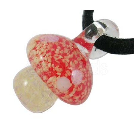 Handmade Luminous Lampwork Pendants DA135J-1-1