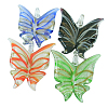 Handmade Gold Sand Lampwork Pendants DP391J-1