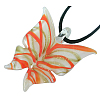 Handmade Gold Sand Lampwork Pendants DP391J-2