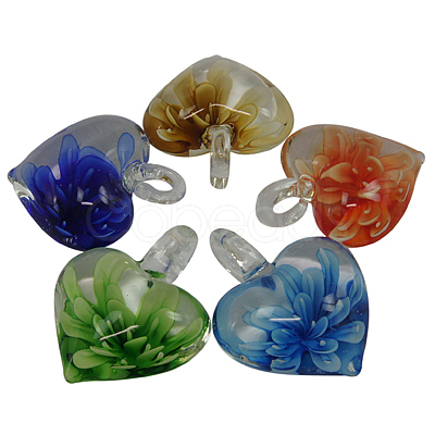 Handmade Lampwork Pendants DP225-1