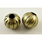 Iron Corrugated Beads, Nickel Free, Antique Bronze, Round, 5mm in diameter, hole:2mm, about 5360pcs/1000g