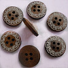 4-hole Flat Back Round Buttons FNA160L-1