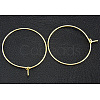 Brass Wine Glass Charm Rings EC067-3NFG-1