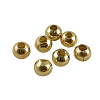 Brass Smooth Round Beads EC400-1G-1