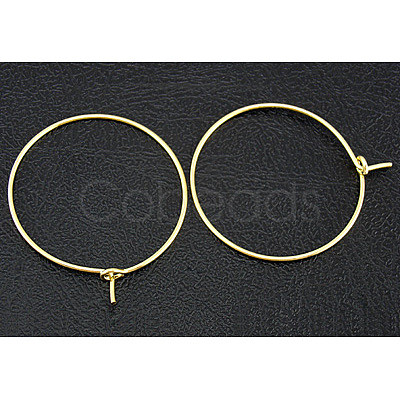 Brass Wine Glass Charm Rings EC067-3NFG-1
