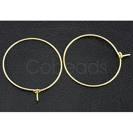 Brass Wine Glass Charm Rings EC067-3NFG-1