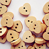 Lovely 2-hole Basic Sewing Button in Heart Shape NNA0Z9E-1