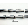 Non-Magnetic Synthetic Hematite Bead Strands G-C014-3-2