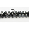 Non-Magnetic Synthetic Hematite Beads Strands G-D015-14-1