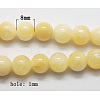 Natural Yellow Jade Beads G-Q277-1-2