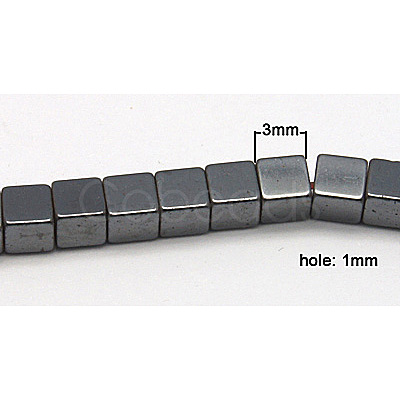 Non-Magnetic Synthetic Hematite Beads Strands G-Q527-1-1
