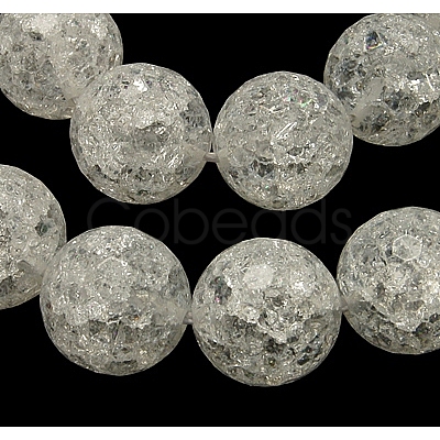 Synthetic Crackle Quartz Beads Strands G-SF14MM-44-1