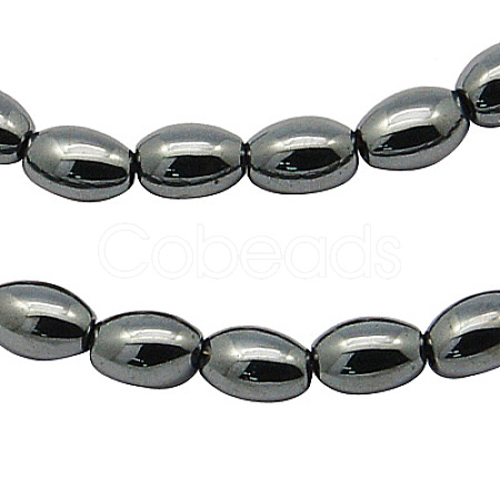 Non-Magnetic Synthetic Hematite Beads G-H1079-1-1