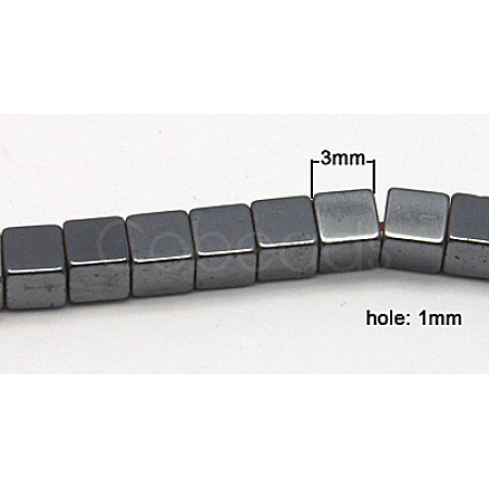 Non-Magnetic Synthetic Hematite Beads Strands G-Q527-1-1