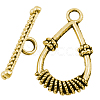 Tibetan Style Toggle Clasps GLF10216Y-NF-1