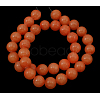 Natural Yellow Jade Beads Strands JBR6mm-34-2