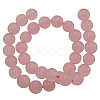Dyed Natural White Jade Beads Strands JBR7-8mm-2