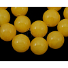 Natural Yellow Jade Beads Strands JBR8mm-7-1