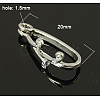Brass Donut Bails KK-H390-P-1