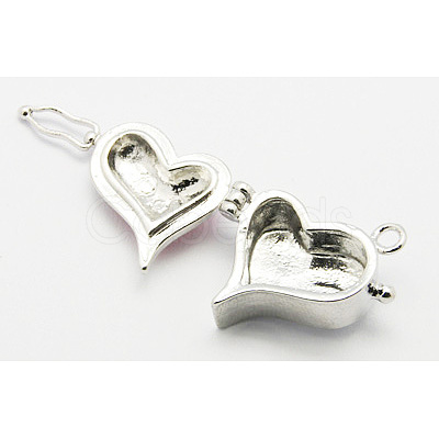 Brass Prayer Box Pendants KK-Q200-M-1