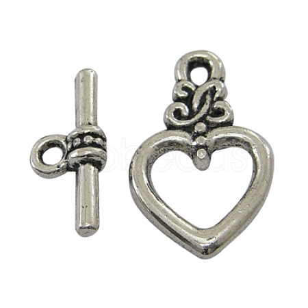 Tibetan Style Toggle Clasps LF1526Y-NF-1