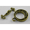 Tibetan Style Alloy Toggle Clasps MLF1081Y-NF-1