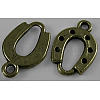 Tibetan Style Alloy Horseshoe Pendants MLF1169Y-1