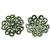 Tibetan Style Alloy Bead Caps MLF1863Y-NF-1