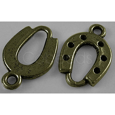 Tibetan Style Alloy Horseshoe Pendants MLF1169Y-1