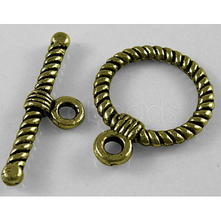 ibetan Style Alloy Toggle Clasps MLF1298Y-1
