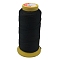 Nylon Sewing Thread, 3-Ply, Spool Cord, Black, 0.33mm, 1000yards/roll