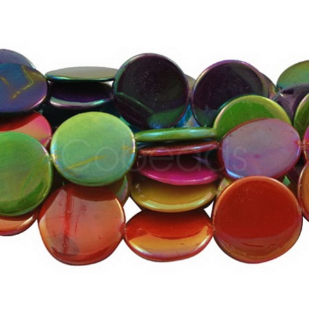 Handmade Natural Shell Beads Strands PBB-XXBK199Y-DD-1