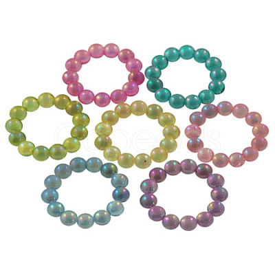 Opaque Acrylic Beads PCA184Y-1
